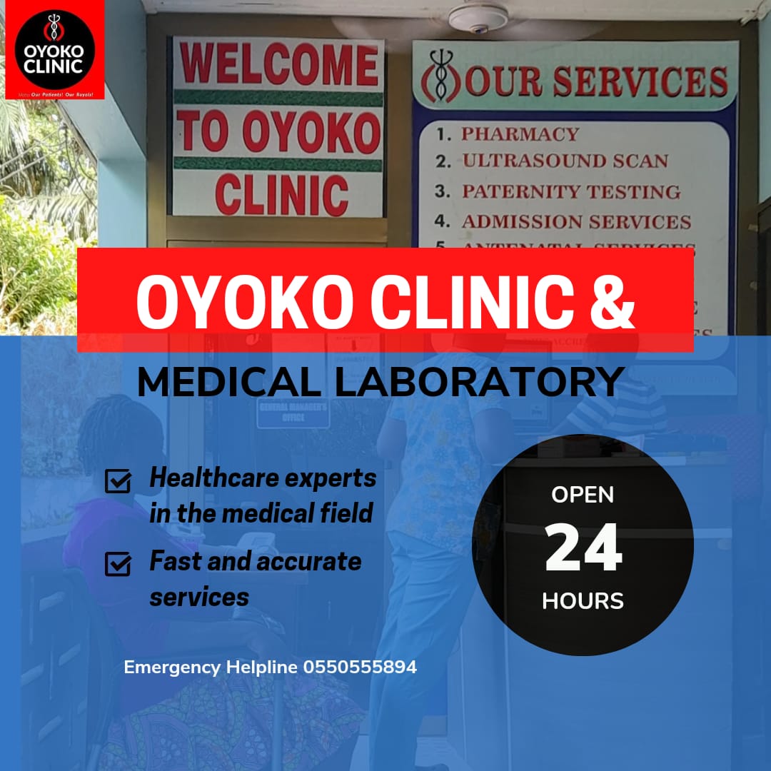 OyokoClinic's tweet photo. It is a new week  and our commitment is to care for you and make sure of your good health .

Book an appointment with Oyoko clinic today .

Locate us at Adenta Housing down .

Call us on 0550555894.

#healthcare #healthcarecenter  #newweek #Health #happymonday https://t.co/4gnvbv4GGf