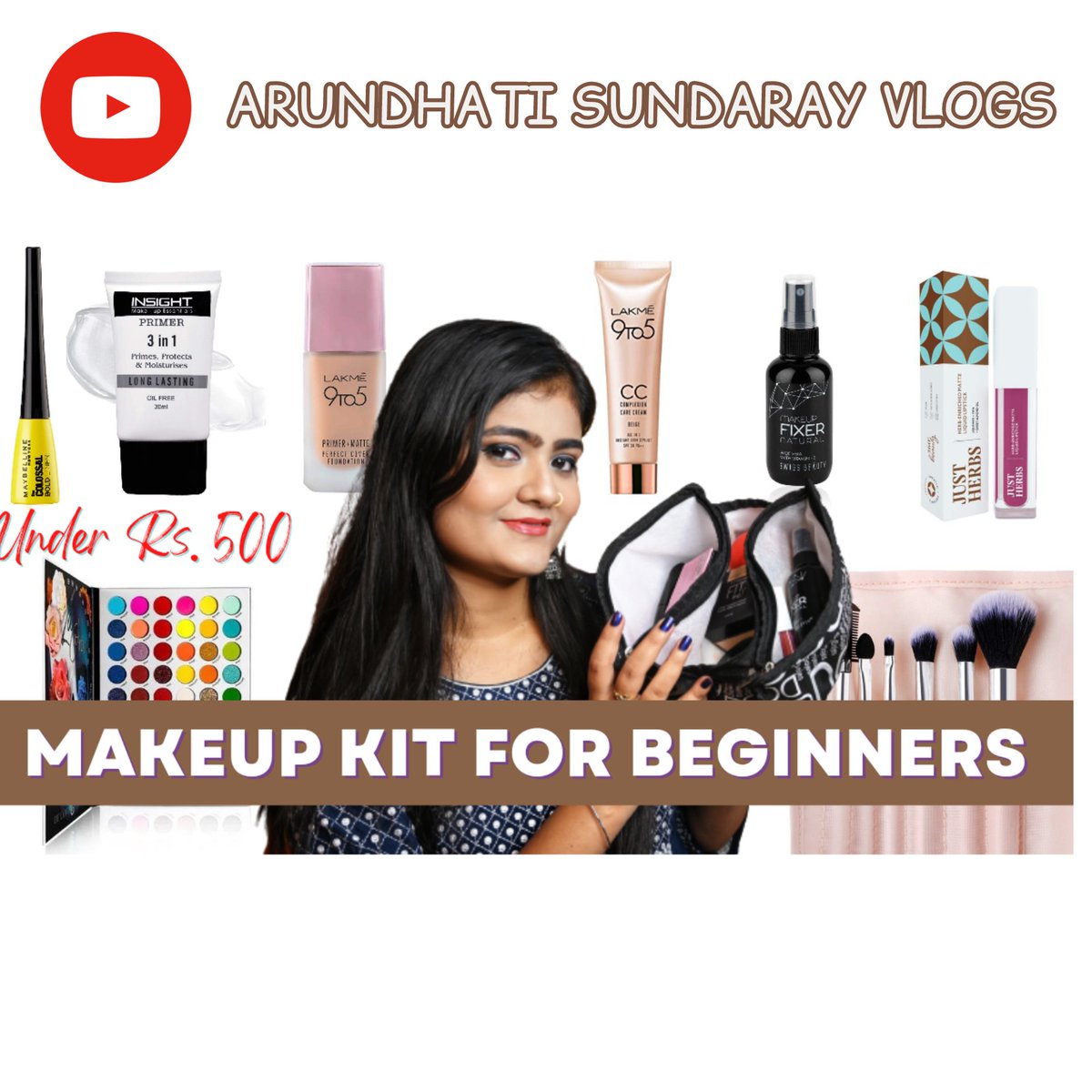 arundhati_vlogs's tweet photo. New Video Is Out 😍
Video Link - https://t.co/bIMgi9tWH7
DON'T FORGET TO SUBSCRIBE 
.
.
.
#youtube #youtubechannel #youtuber #arundhatisundarayvlogs #arundhatisundaray #makeupkit #beginnersmakeupkit #newvideoalert #newvideo #makeup #makeupideas #makeuproducts https://t.co/1KOMZ6SGJf