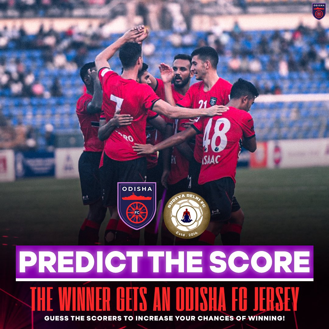 OdishaFC's tweet photo. Here’s something for you guys! 🤩

Predict today’s scoreline in the comments below and stand a chance to get your hands on our new skins 👕🔥

🎰 Steps to enter the raffle:

(1/2) https://t.co/KoPZUDTVKu