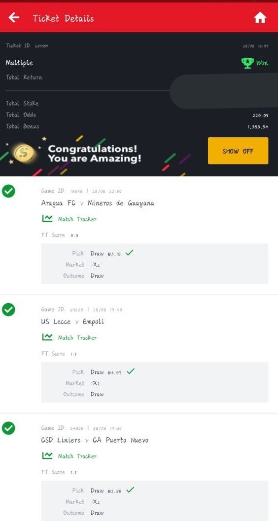 LBGamestips's tweet image. Fire 🥵🥵🥵

@AjeboPunter FT DRAW BOOOOM

330 Odds BoooooM ✅✅✅✅✅💯💯💯💯💯💥💥💥💥
225 Odds BoooooM ✅✅✅✅✅💯💯💯💯💯💥💥💥💥
175 Odds BoooooM ✅✅✅✅✅💯💯💯💯💯💥💥💥💥
55 Odds BoooooM ✅✅✅✅✅💯💯💯💯💯💥💥💥💥

@AjeboPunter is On Fire 🔥

💥RT &amp;amp; Drop Ur Acc Details