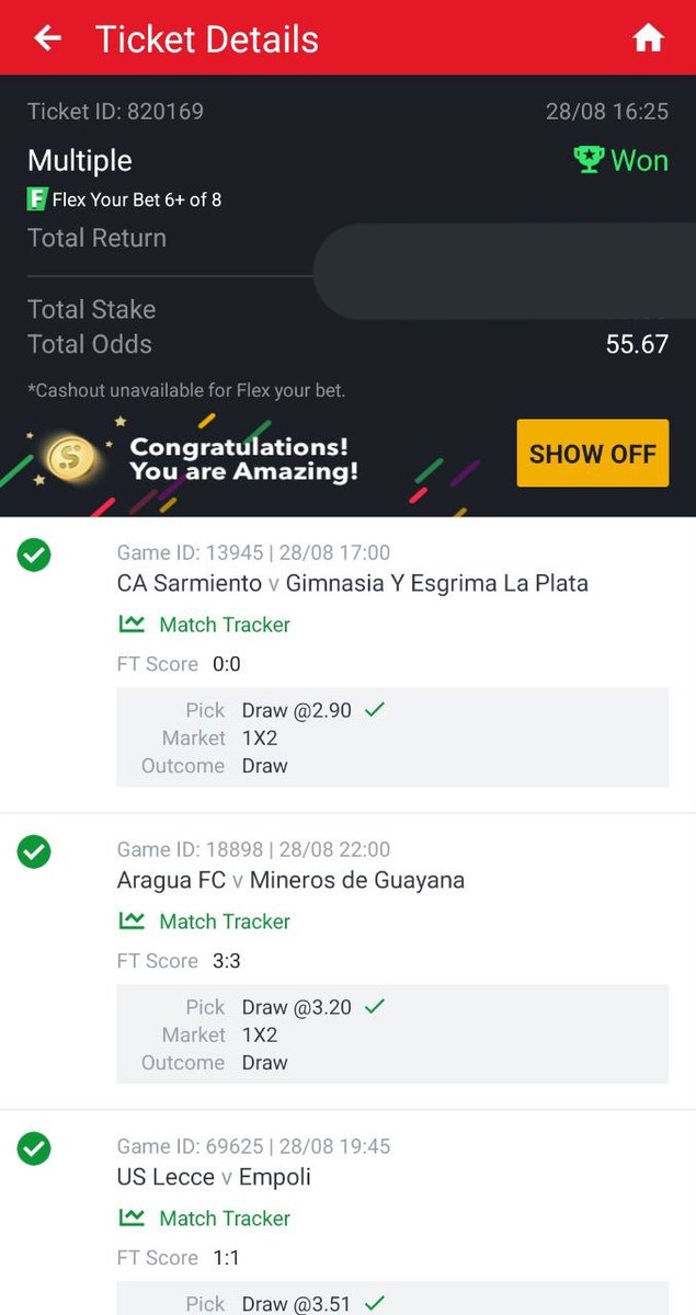 LBGamestips's tweet image. Fire 🥵🥵🥵

@AjeboPunter FT DRAW BOOOOM

330 Odds BoooooM ✅✅✅✅✅💯💯💯💯💯💥💥💥💥
225 Odds BoooooM ✅✅✅✅✅💯💯💯💯💯💥💥💥💥
175 Odds BoooooM ✅✅✅✅✅💯💯💯💯💯💥💥💥💥
55 Odds BoooooM ✅✅✅✅✅💯💯💯💯💯💥💥💥💥

@AjeboPunter is On Fire 🔥

💥RT &amp;amp; Drop Ur Acc Details