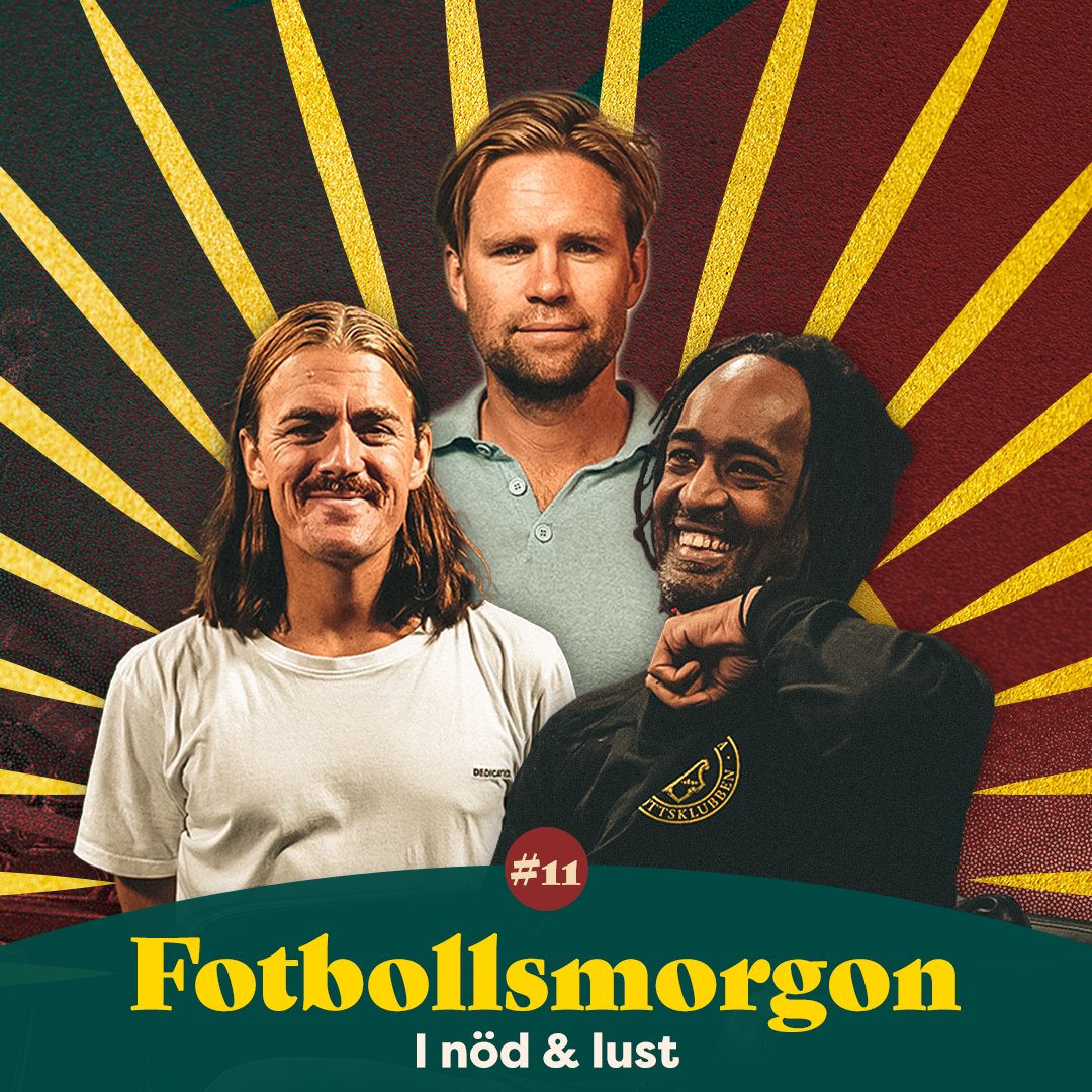 11. I nöd &amp; lust

Fotbollsmorgon måndag ute nu som podcast.

Det händelserika Stockholmsderbyt, drop-in-vigsel på Stora Valla, domarutveckling - och är Malmö FF årets största fiasko i Allsvenskan?

Podcast &amp; RSS-flöde: anchor.fm/fotbollsmorgon…