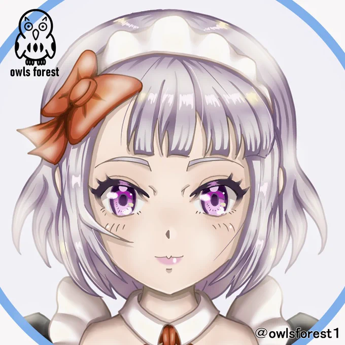 プロフィール画像を変えてみました。  ←旧レイン →新レイン  #イラスト