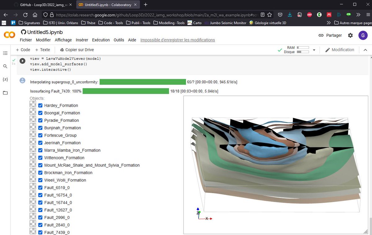 GLaurent_3DGeo's tweet photo. Loop structural modelling workshop is now running at @ensg_geologie as part of the @IAMG_Math_Geo conference run by @MarkJessell @lachlanjgrose #Loop3d https://t.co/JxCR9PLgfB