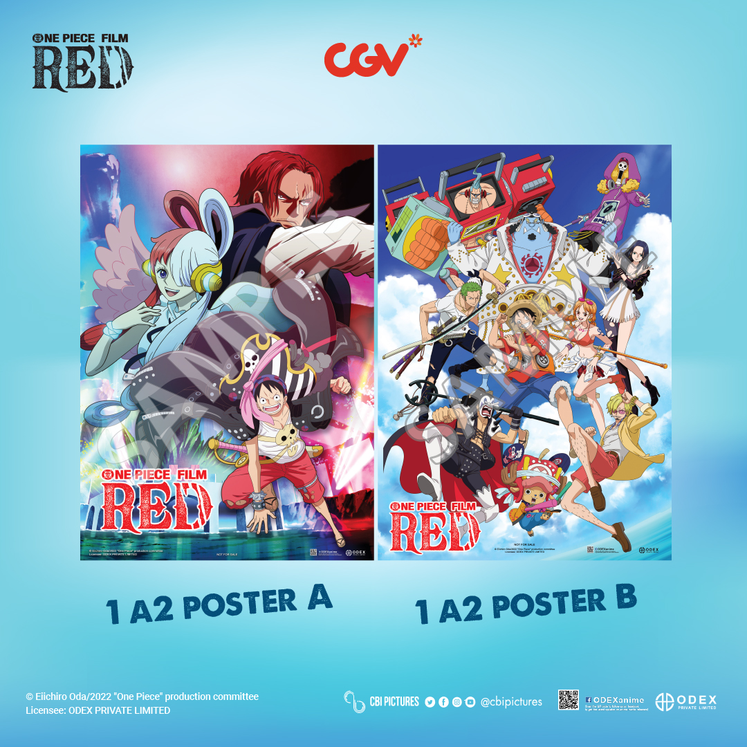 CGV_ID's tweet photo. Buat yang udah nanyain Fans Screening ONE PIECE FILM: RED, kamu bisa nonton tanggal 17 September 2022 di CGV Central Park Jakarta dan dapetin official merchandisenya.

Tiketnya bisa dibeli mulai hari ini jam 19.00 wib di CGV!

#SemuaSerudiCGV #OnePieceFilmReddiCGV https://t.co/WxGRtUMXNa