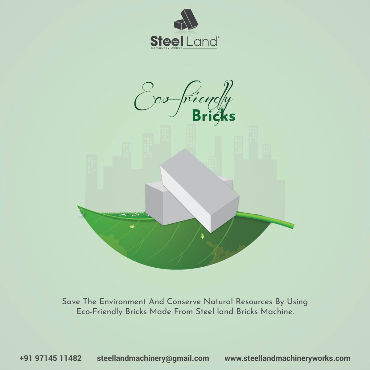 Steel_Land1's tweet image. Save The Environment And Conserve Natural Resources By Using Eco-Friendly Bricks Made From Steel land Bricks Machine.

Contact us for more details:
 Call: +91- 97145 11482
 Mail: steellandmachinery@gmail.com
 
#steellandmachinery #bricksmachine #constructionmachinery