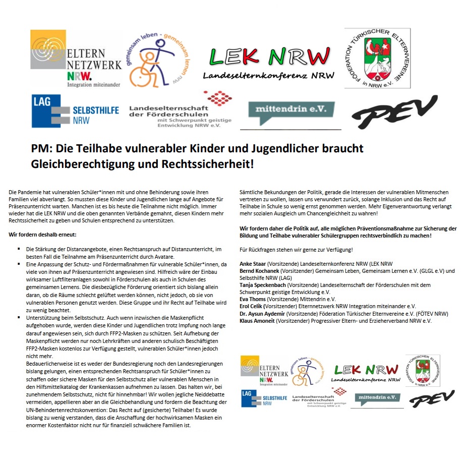 _ProtectTheKids's tweet photo. Auch auf die gemeinsame Stellungnahme zur Teilhabe vulnerabler Kinder und Jugendlicher von #ElternnetzwerkNRW, #GLGL, @LEK_NRW @FOTEVNRW, #LAGSelbsthilfeNRW, #LEFSGENRW, @mittendrinev und #PEV kΓΆnnt ihr in einer Mail an Abgeordnete Bezug nehmen.
Linkβ‘οΈhttps://t.co/rHumOIUse5
10/ https://t.co/5Oc3tiSuzd