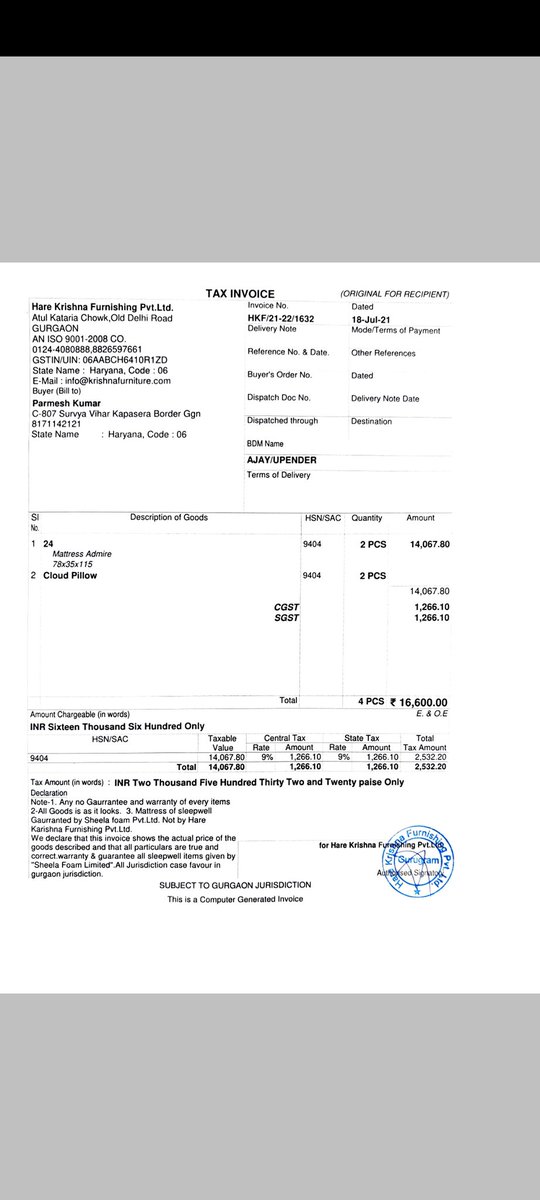 robin_goyal's tweet photo. @mysleepwell @sumitsehgal07 purchased a pair of Admire Mattresses in July 21 with 5 years warranty. The mattresses are now worn and torn (pics atchd). Co. refused to replace/repair stating warranty covers  only sagging issue. Is it level of after sale services from a reputed co? https://t.co/r7XRDHAEfh
