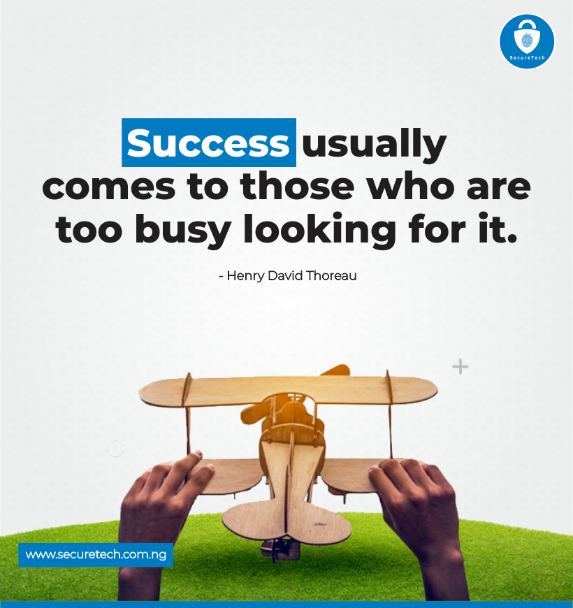 SecureTechNig's tweet photo. Keep to the hustle and eventually, it would yield. https://t.co/LEbzl0QtUn