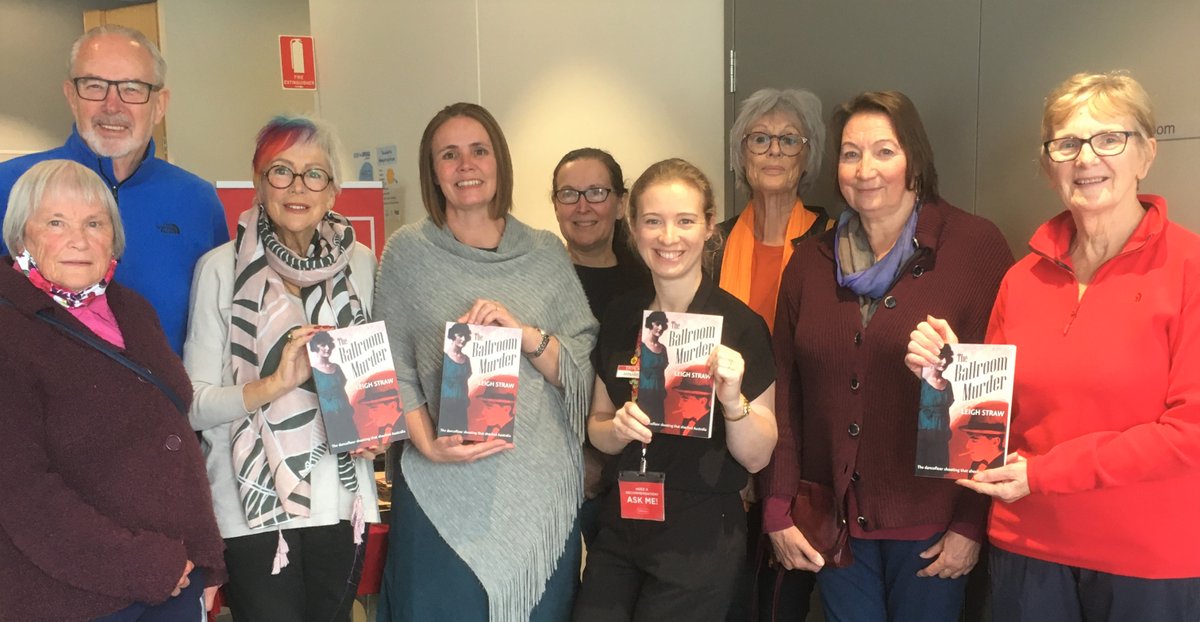 Mundaring_Lib's tweet photo. Our audience really enjoyed the talk at Boya Library today by Leigh Straw on her true crime book The Ballroom Murder - an amazing story from Perth's past! @FremantlePress  @leighstraw https://t.co/QEqeaepMzf