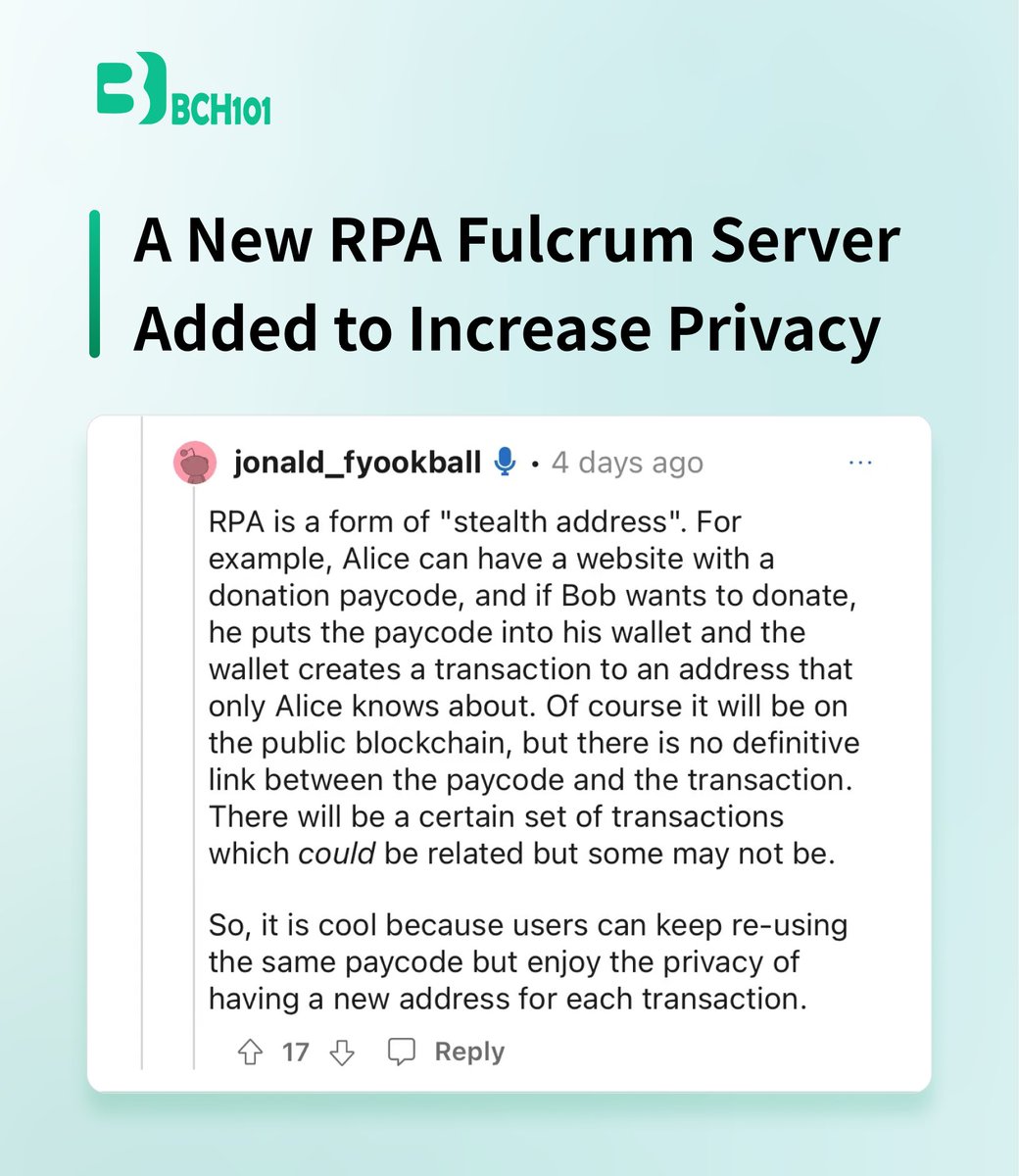 Bitcoin Cash offers better privacy. And it’s not that “aggressive” than Monero. #privacy