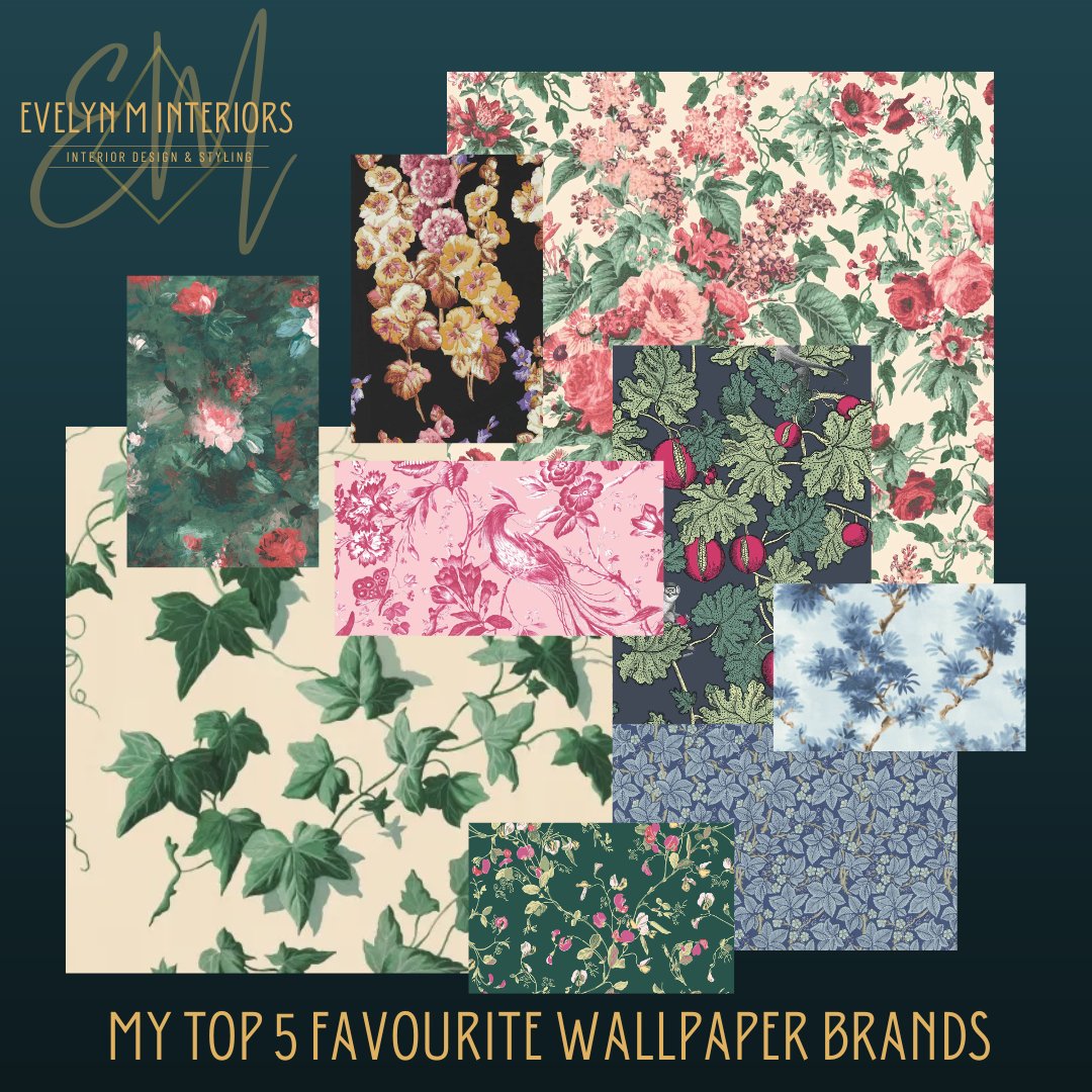 EvieM_Interiors's tweet photo. Today's blog is all about my top 5 wallpaper brands; those I always head to straight away when I create a mood board or start a design.
https://t.co/uVNJTyYIrb
#wallpaperbrands #top5 #interiorsblog @Cole_And_Son @SandersonFW @WMorrisandCo @magnolia_walls https://t.co/T5xqs0rcAH