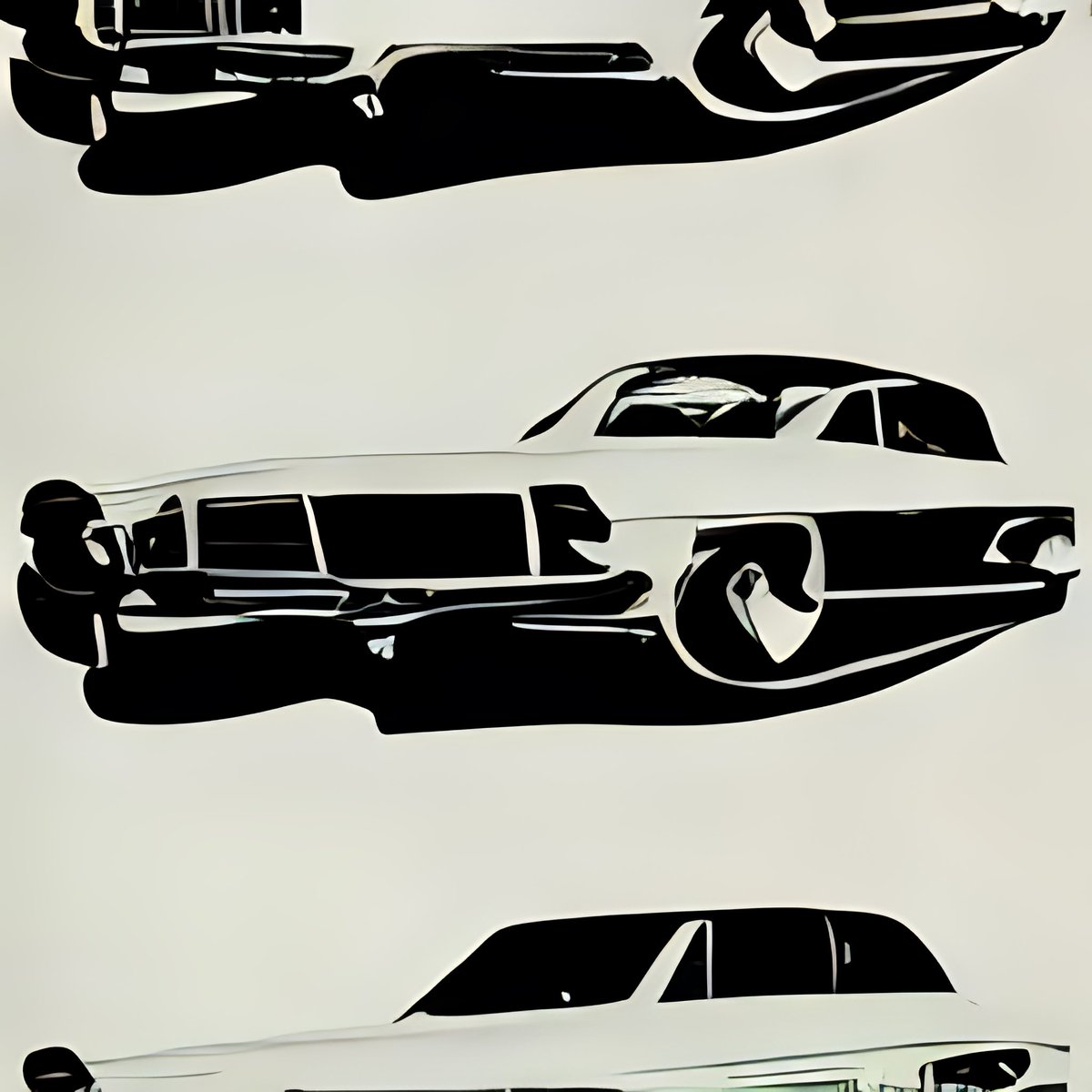 Teasers of a trait in our August #nft collection called “car".

We have used our custom #AI algorithm to create "car" outputs in the style of 
Jackson Pollock, Van Gogh, Edvard Munch, Matisse, Andy Warhol and Picasso

Can you correctly identify which artist inspired which car?