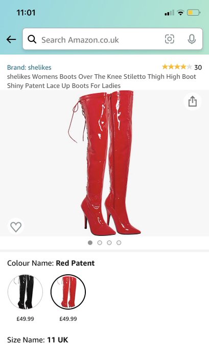 Here we go R&rsquo;eal sissies , a new pair of sexy red size 11 thigh high patent boots in the stable courtesy<a href="/tag/poppersintox"class="tags"><span>#poppersintox</span></a>