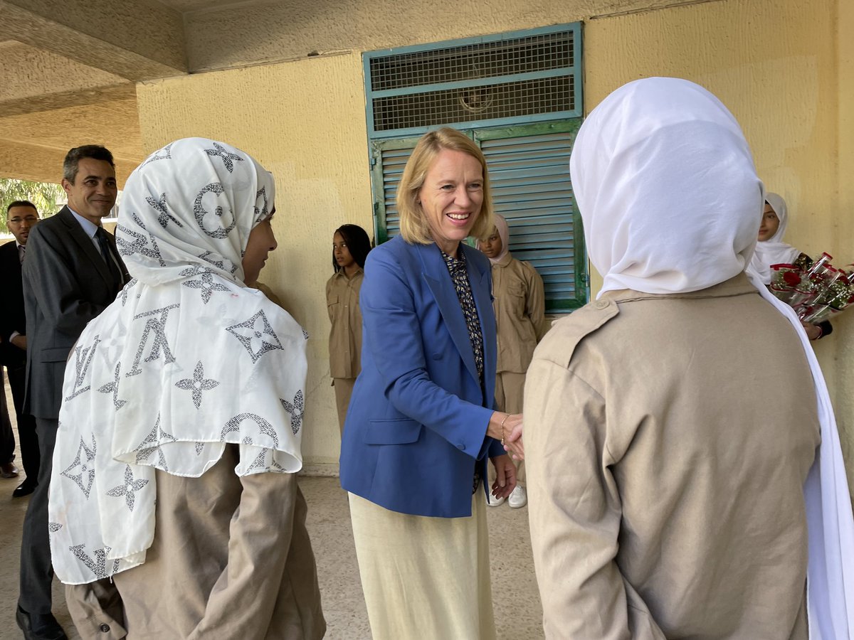 AHuitfeldt's tweet photo. Grateful to meet #PalestineRefugees in Baqa’a camp in Jordan and for the important job @UNRWA is doing for the refugees
Norway is a steadfast partner for UNRWA &amp; we have increased our contribution
Concerned about the lack of funding – UNRWA plays a key role for regional stability https://t.co/2DCJxUNnmc