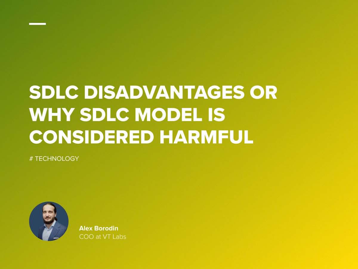 Many experts consider the (SDLC) methodology harmful. But why is this? What are the disadvantages of using the SDLC methodology? Why SDLC might not be the best choice for your next project.

Read the article 👉vtlabs.org/blog/disadvant…

#softwaredevelopmentlifecycle  #sdlc