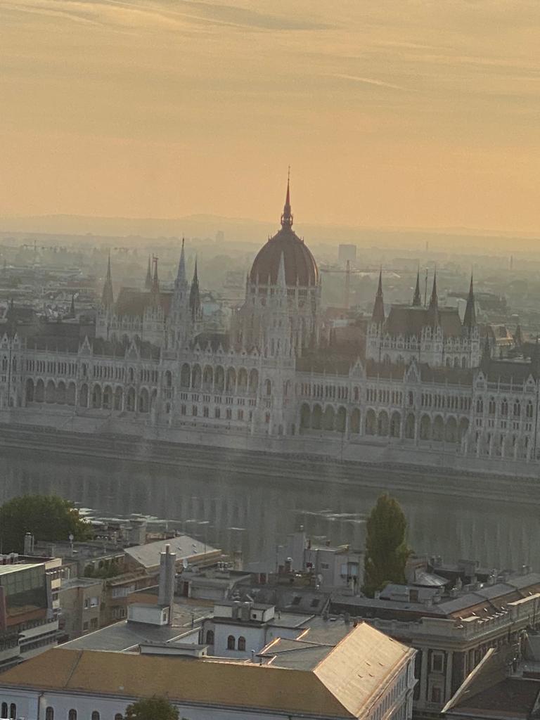 “Beautiful Budapest” view from my hotel room..