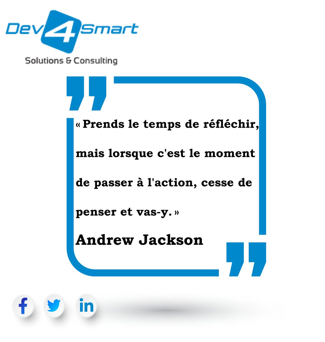 dev4smart's tweet photo. Fructueuse nouvelle semaine !

@dev4smart  , pensez-l'innovation !

#mondayquote https://t.co/qfk5cajvdm