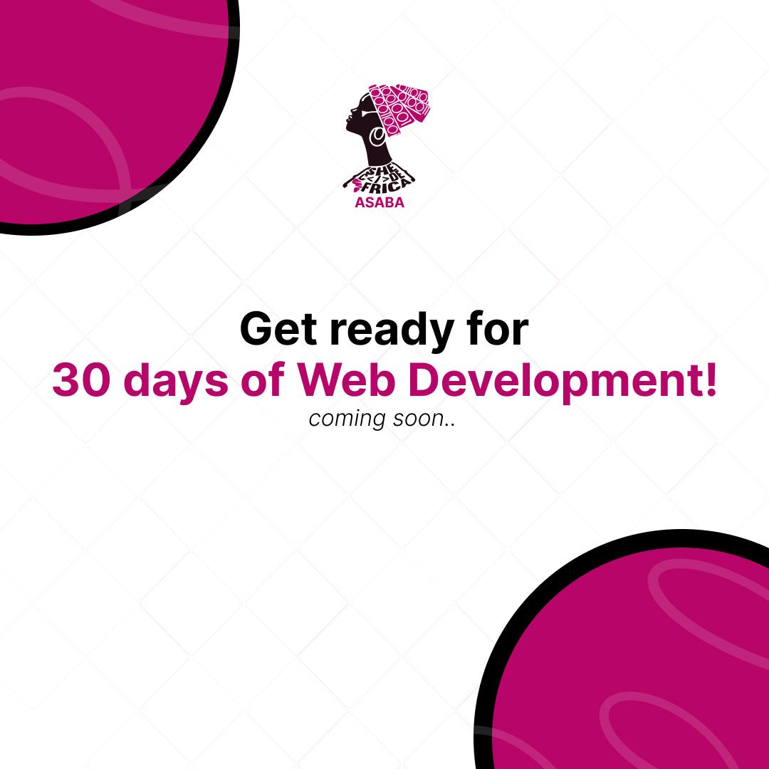 SCA_Asaba's tweet photo. Drum rolls π₯π₯π₯π₯π₯
Get ready guys!
Our 30 days of WEB DEVELOPMENT training is coming soonπ©π½βπ» Remember to tell someone about this.
Anticipate ππ½π
#scatraining
#scaasabatraining
#womenempowerment
#womenintech
#girlsintech
#webdevelopment https://t.co/rUihOwFCE1