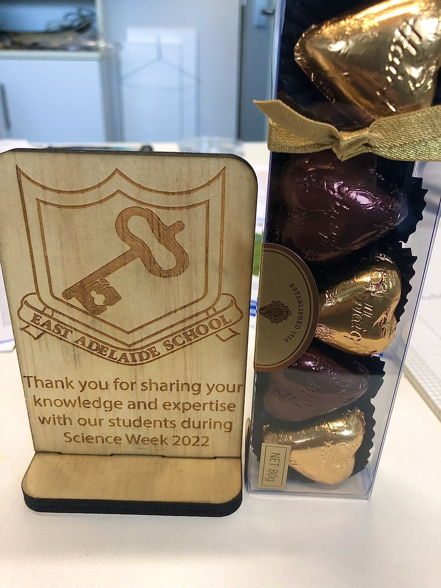 Colin Hall (@colinjameshall) on Twitter photo A visit to #EastAdelaidePrimarySchool for <a href="/Aus_ScienceWeek/">NationalScienceWeek</a> for myself and Dr Marta Llusca Jane. We talked coatings and showed off our IR camera. We got these goodies as thanks.😀 A visit to #EastAdelaidePrimarySchool for <a href="/Aus_ScienceWeek/">NationalScienceWeek</a> for myself and Dr Marta Llusca Jane. We talked coatings and showed off our IR camera. We got these goodies as thanks.😀