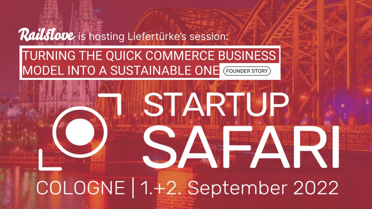 Meet the founders of #Liefertürke & our venture building team at #startupsarfari and find out how the marketplace is paving the way for local supermarkets to enter the digital stage instead of competing with them. 📅01.09. Railslove Office 4-5 pm #Cologne bit.ly/3dT6TCQ