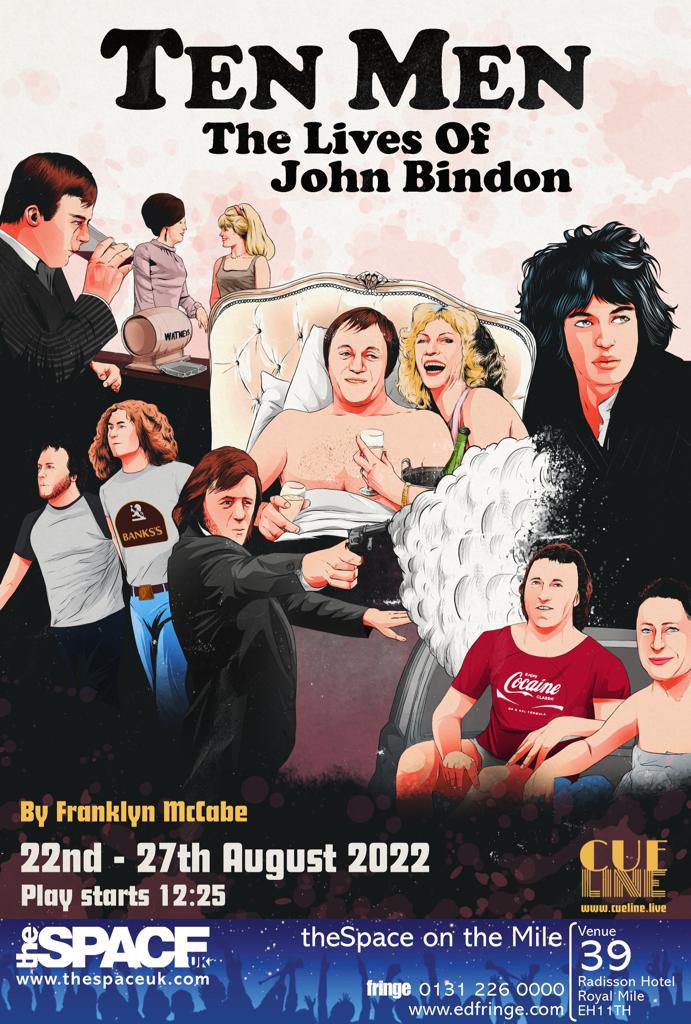 More audience comments from our final #edfringe show… 

Thank you to all those who came to see Ten Men over the last week, to <a href="/Franklyn_McCabe/">Franklyn McCabe</a> for his incredible script &amp; <a href="/theSpaceUK_Tech/">theSpaceUK Tech Team</a> for on-site support. Never in our wildest dreams did we expect a 5⭐️ review &amp; feedback 🥳🙏