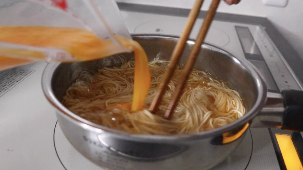 そうめんに飽きた方へ。2分半でできる『玉子にゅうめん』がおススメ
