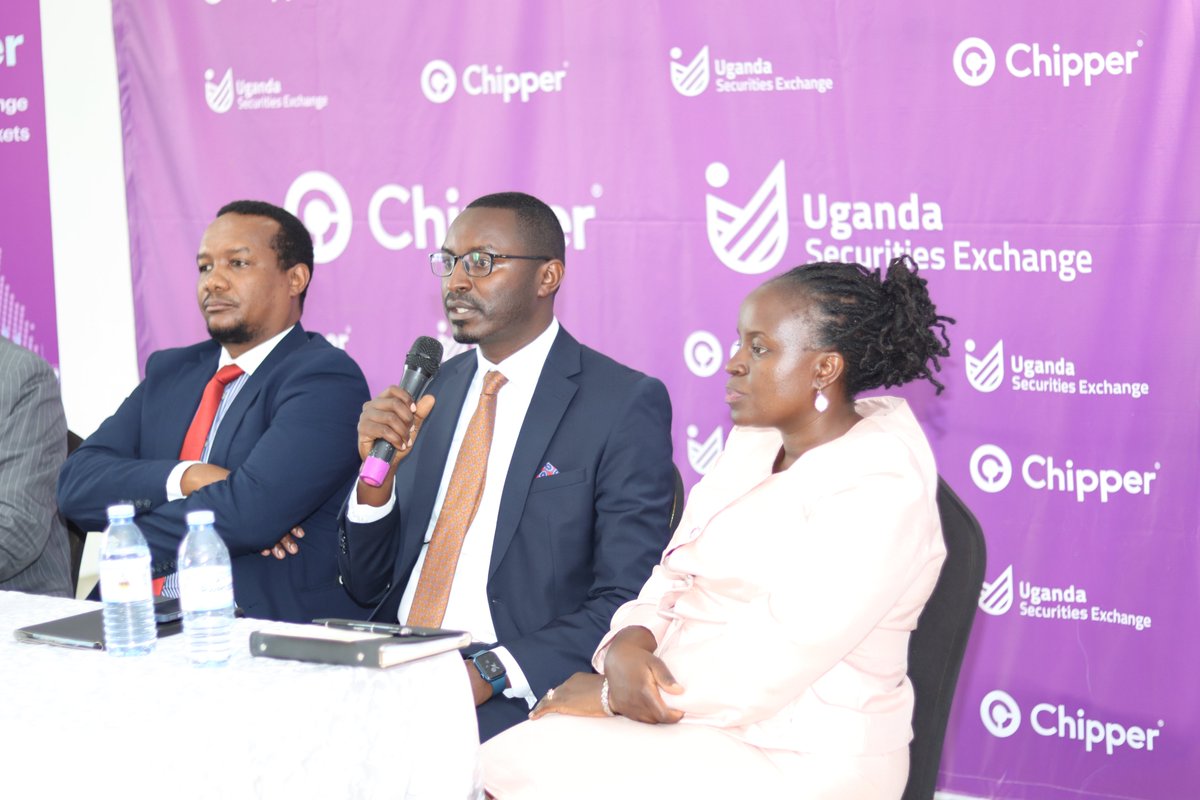 USEUganda's tweet photo. The company aims to enable easy access to financial markets for ordinary Ugandans looking to invest in diverse portfolios.
-Mr. Dan Tumuramye, Managing Director Chipper Technologies Uganda Limited
#ChipperAdmission #ChipperxUSE #InspiringGrowth https://t.co/0VwAYlVLxA