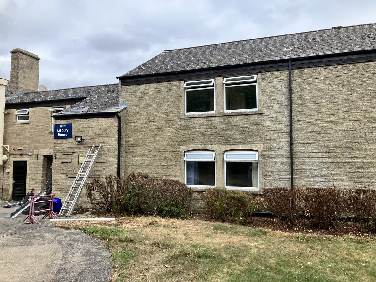 cullenhp_helen's tweet photo. Five days until our Boarders return. The estates team have been amazing at getting Lisbury House refurbishment finished. We are nearly there …..final few days of work to do. #exceptionalsite https://t.co/mXAh9beXxo