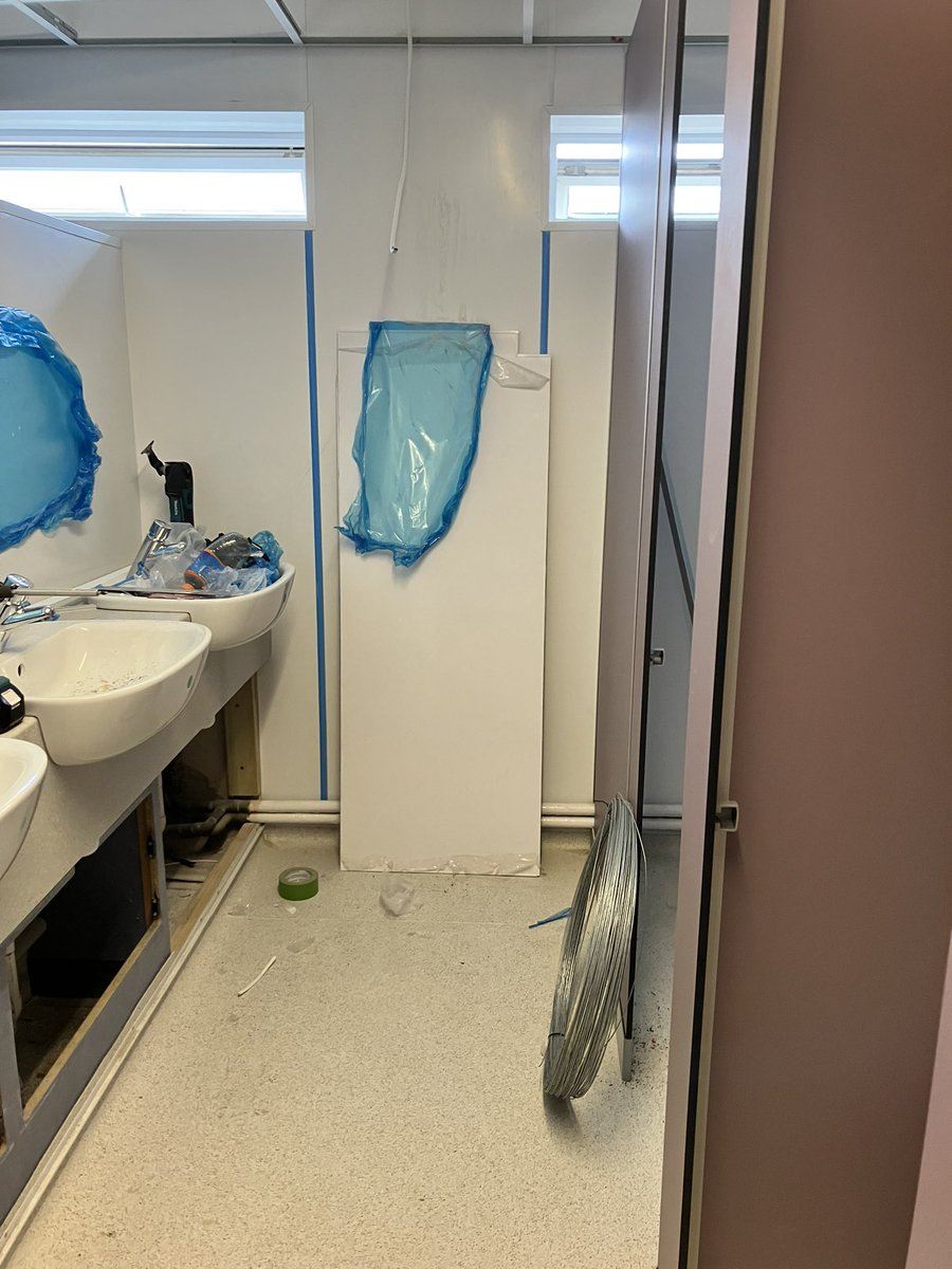 cullenhp_helen's tweet photo. Five days until our Boarders return. The estates team have been amazing at getting Lisbury House refurbishment finished. We are nearly there …..final few days of work to do. #exceptionalsite https://t.co/mXAh9beXxo