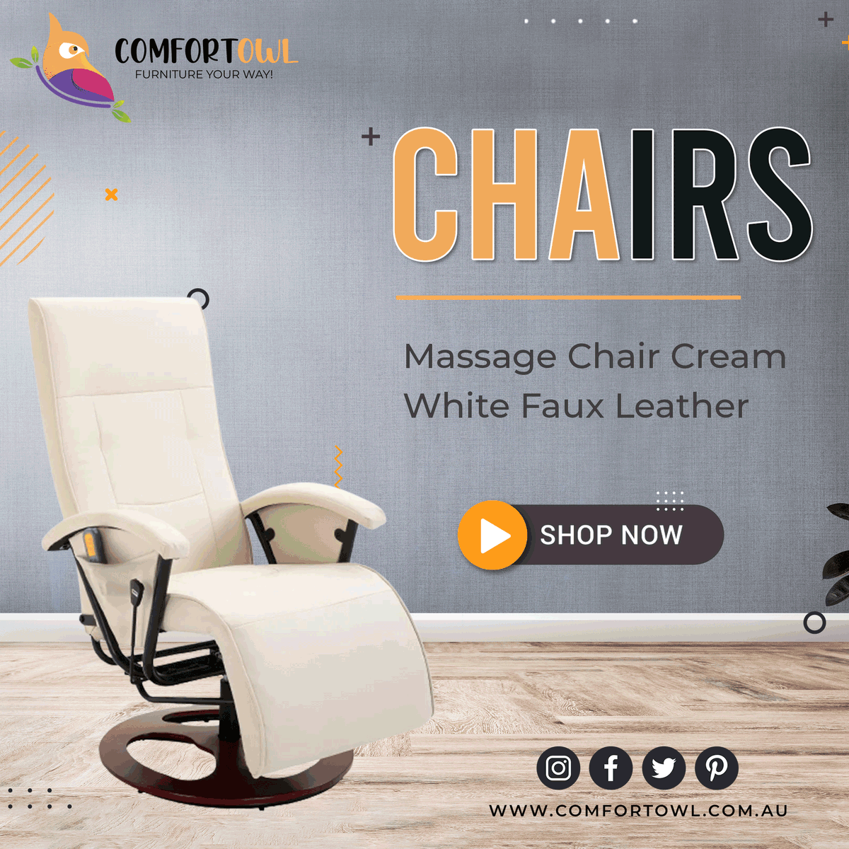 comfortowl's tweet photo. This electric massage reclining chair features reclining and heating function. This adjustable TV chair is an excellent seating solution for your living room. 

Click here to buy - https://t.co/DgGrvcNpRG

shop now - Chairs
#furniture #interiordesign #homedecor @comfortowl https://t.co/XPIv9bAY4Y