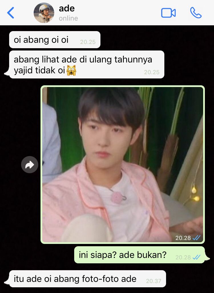 armaraher's tweet image. ; oi, abang, oi

kadang bikin ade kesal.
— doyoung x renjun short au