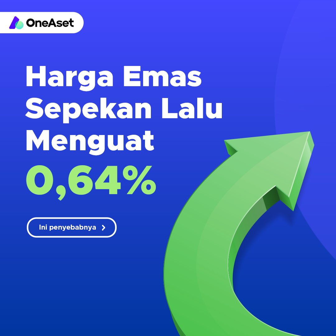 KomunitasCyra's tweet photo. Harga emas IndoGold menunjukkan penguataan sepekan lalu, akibat terkoreksinya dolar AS imbas data ekonomi AS yang melemah. Simak utas berikut untuk tahu penyebabnya yaa OneBestie!
#OneAset #InvestasiGakRibet #MyPrecioussss #NFT #Gold #TheFed #USInflation #Investment #News https://t.co/C0K5o9o8tQ