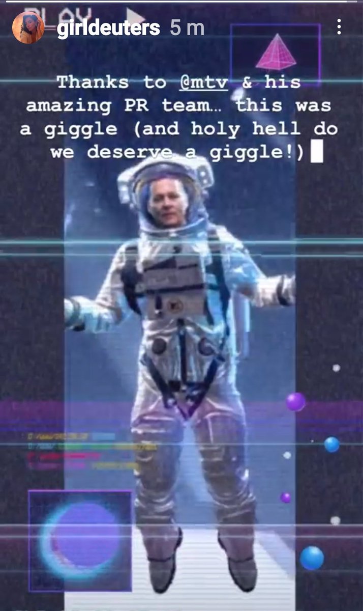 PureHorrorGirl's tweet image. Gina deuters post on IG haha love it! &amp;amp; it really was a giggle &amp;amp; we certainly do deserve a giggle 👑❤️ F**k the irrelevant salty AF haters🖕😁 #JohnnyDeppRisesVMA #JohnnyDeppIsALegend #JohnnyDeppRisesMTV #JohnnyDeppMoonMan #JohnnyDeppIsASurvivor #JohnnyDeppKeepsWinning #MTVVMAs