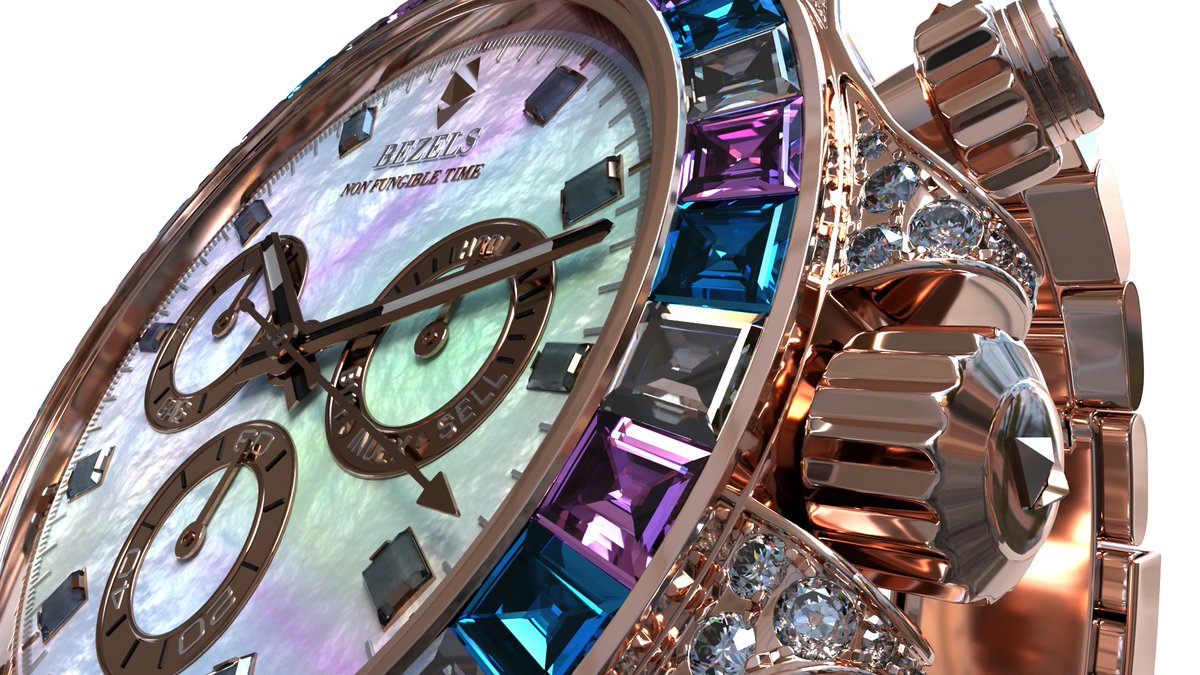 Attention to detail.
.
 AR wearable watches that are backed by real world watches and generate passive income from watch market trades.
.
#NFTs #nftart #NFTartist  #NFTCommunity #luxurywatches