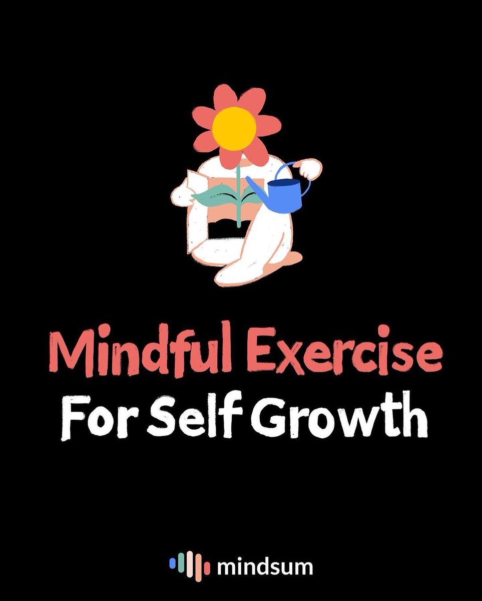 MindsumOrg's tweet photo. Exercise is a great way to keep our
physical health in check. But, what about your mental
fitness? Practice this mindful exercise for more
happiness and well-being.
#mindfulness #meditation  #fitnessmotivation
#mentalhealth #mentalhealthawareness #inspiration
#inspirational https://t.co/MIWBJJ0DPY