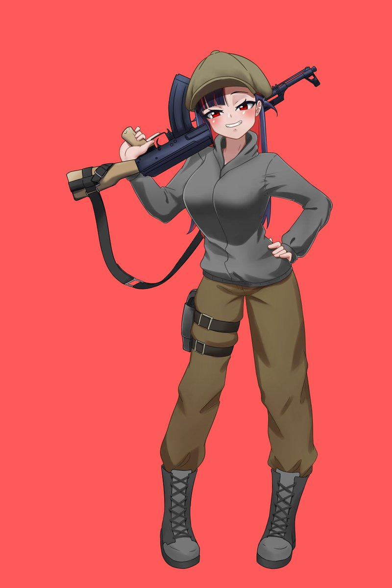 le0vic's tweet photo. more doodling of Minorin
#minorin #minorinn #anime #rifle #ak #gun https://t.co/PpNaoYnsd3