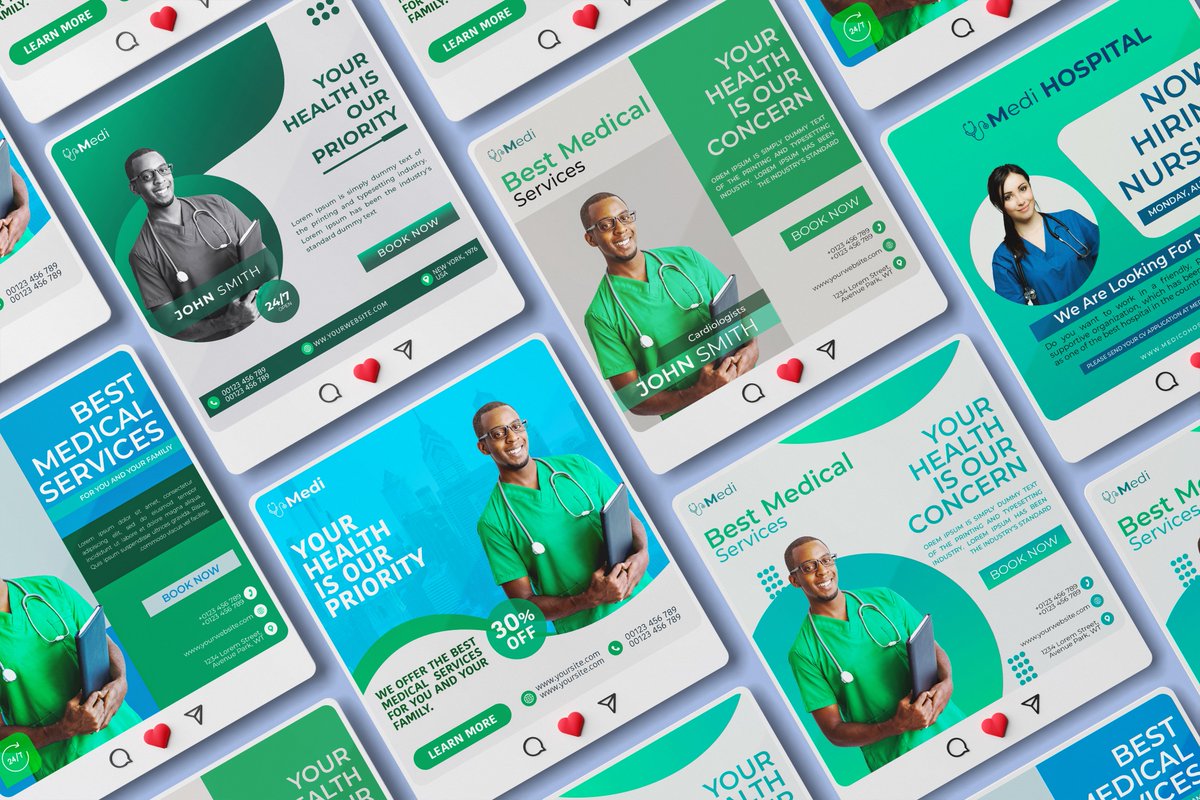 Check out new work on my <a href="/Behance/">Behance</a> profile: "Medical Social Media Post Design." be.net/gallery/151446…