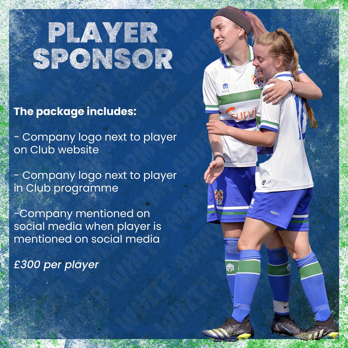 🤝 We still have player sponsorship available for our first team

If you’re interested in having your company seen by thousands and supporting our girls then please email: LouiseE@tranmererovers.co.uk

#TRFC #SWA