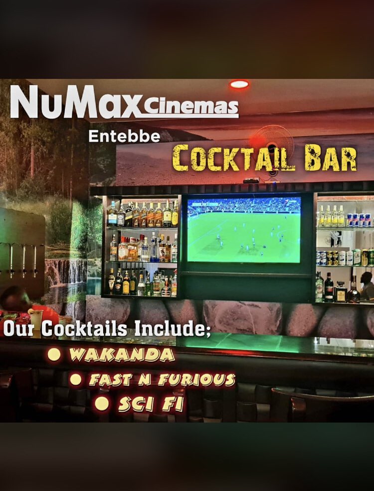 NuMaxCinemas's tweet photo. Better way to enjoy your #EPL2022  is with a cold iced cocktail. 
Everything and anything with Numax cinemas. 🍹🍸
At our in house bar 🍻🍺 https://t.co/dBMdhuC7aw