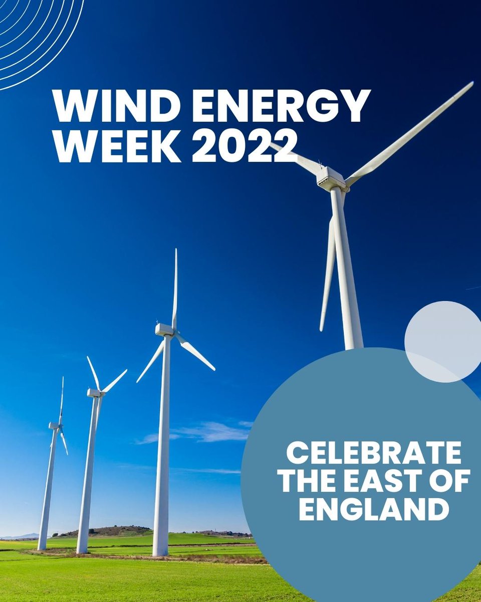 EEEGR's tweet photo. What happens when we join forces with @RenewableUK, #EastWind and @GenerateEast? The biggest #WindEnergyWeek yet…🙌

Expect a series of events from the 24th October, workshops, site visits, and a dinner on 27th, and finally the conference on the 28th.

👉 https://t.co/kle78PAaGN https://t.co/K4afziuVOS