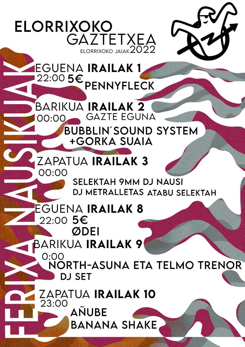 BADATOZ ELORRIXOKO JAIXAK TA HONEKIN BATERA GAZTETXEKO EGITARAU POTENTEEEE BATTT!!!! @pennyfleck_band 
@bubblin_soundsystem 
@gorkasuaia 
<a href="/selekta/">Selekta International</a>.9mm
@djnausi 
@aimar_sdm 
@malniturrikua 
<a href="/odei_alkimia/">Ødei (Alkimia Prod)</a> 
@north_asuna 
<a href="/telmotrenor/">Telmo Trenor</a> 
@anube_anube 
@__banana_shake__
