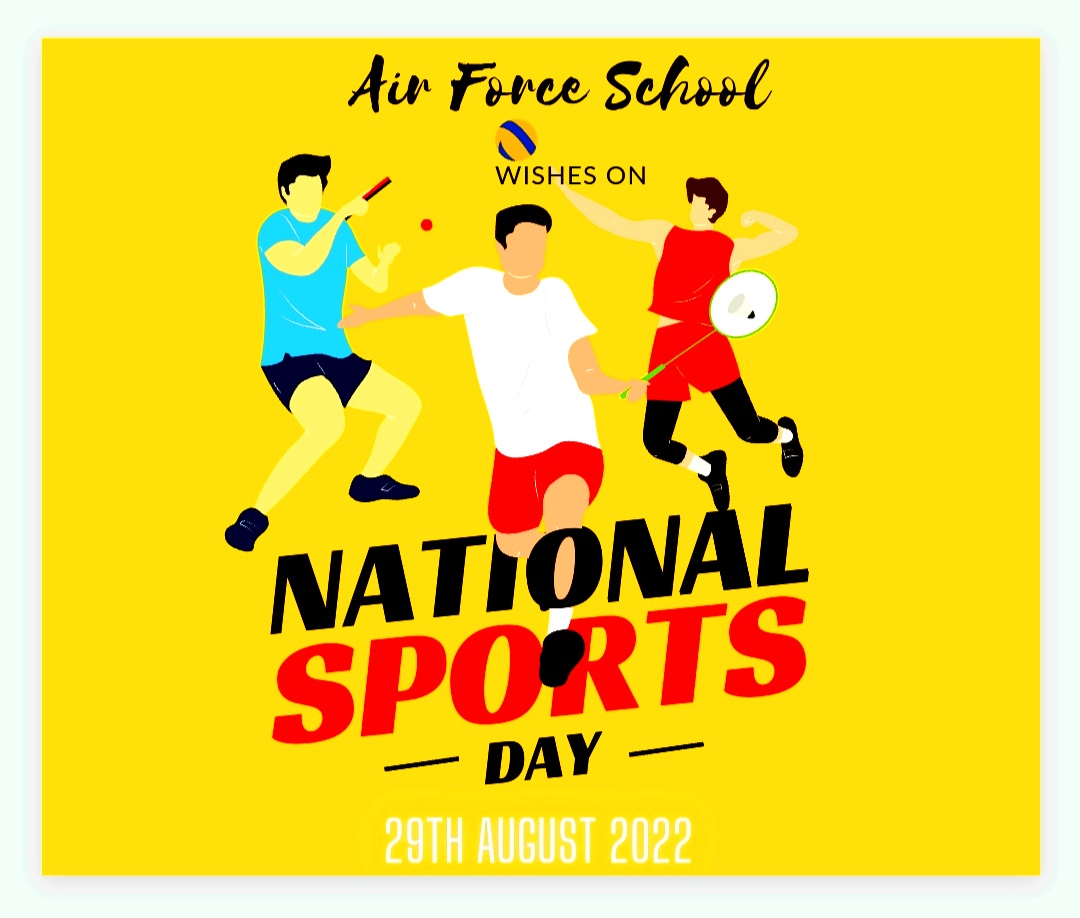 vayusenanagar's tweet photo. Greetings on National Sports Day https://t.co/h5dCTulRcf