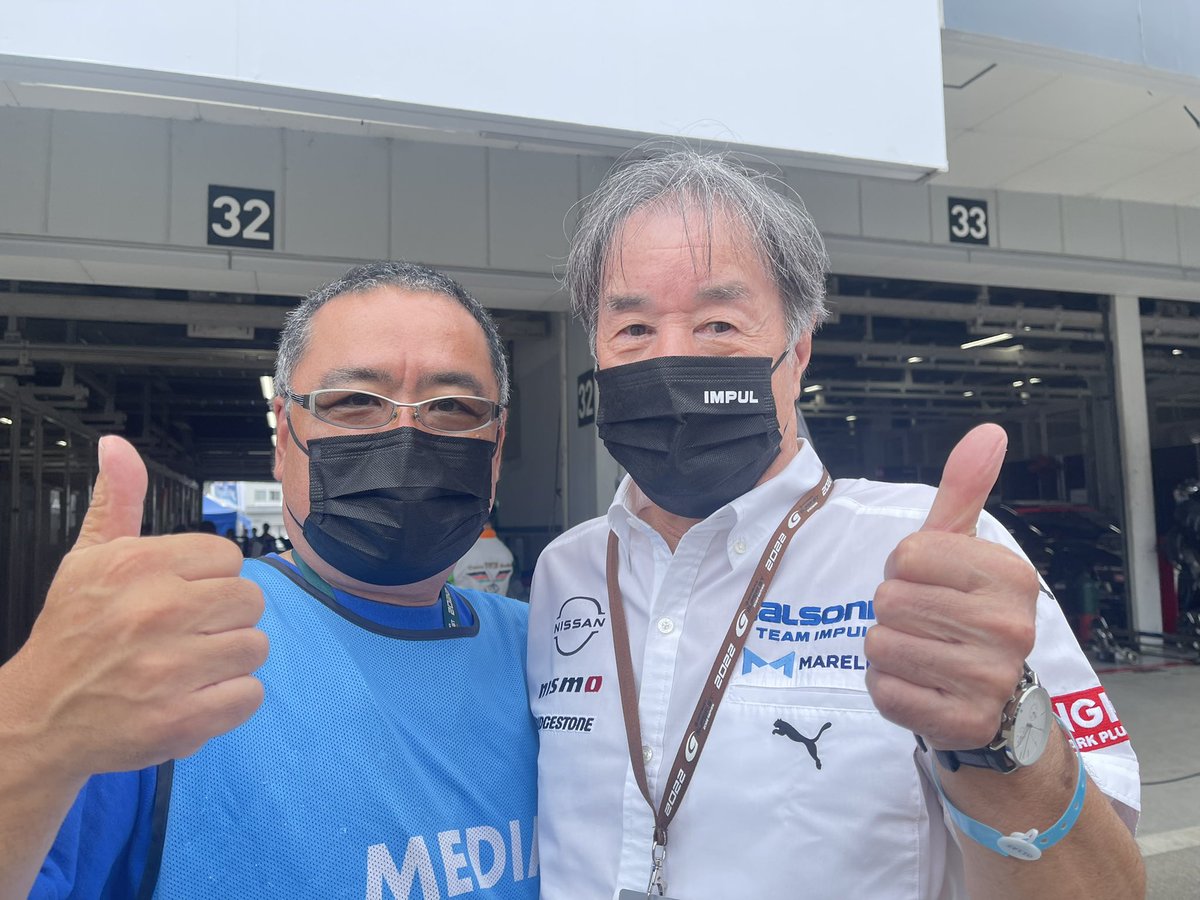 35hirap's tweet photo. 久しぶりに御大と！ https://t.co/q0bVA1sIbi