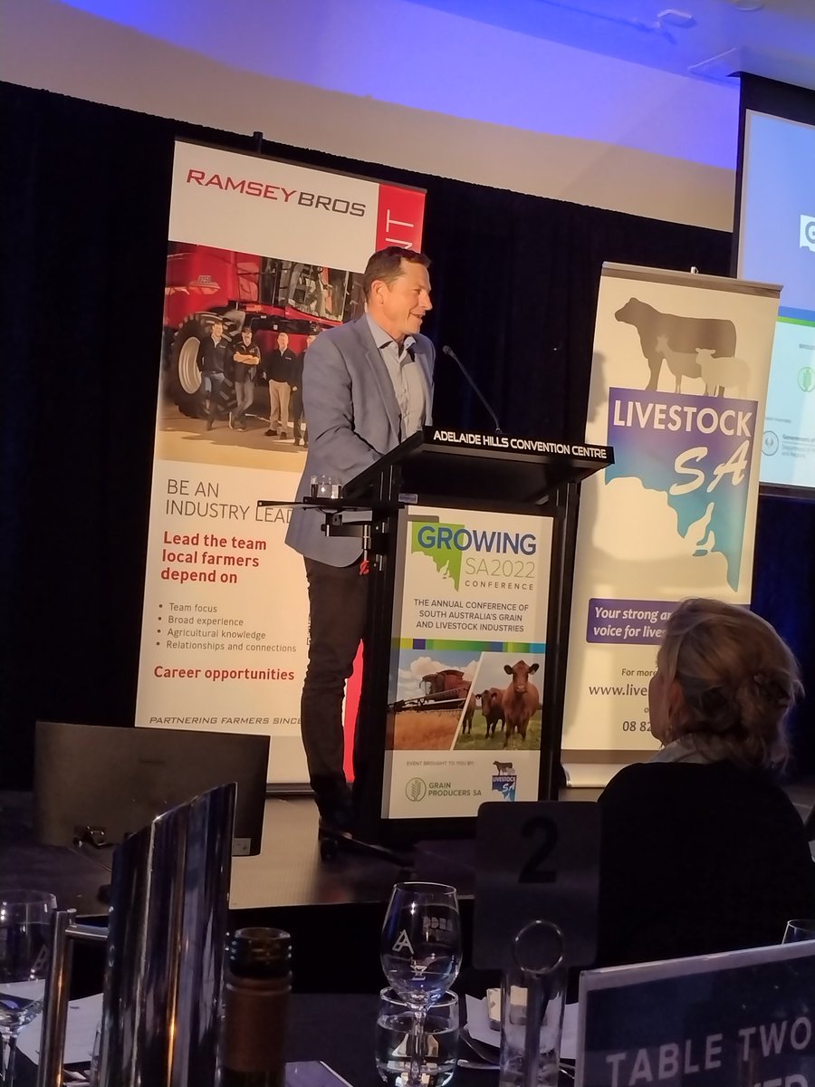 Dr Carly Rosewarne (@microbialme) on Twitter photo At the Growing SA conference dinner as a guest of <a href="/CropLifeOZ/">CropLife Australia</a> (thanks <a href="/jana_phan/">Jana Phan</a> for the invite!). Great speech from <a href="/MarkBickley26/">Mark Bickley</a> about the role of serendipity, persistence, and self belief in career success. It's a theme that cuts across sports and agriculture At the Growing SA conference dinner as a guest of <a href="/CropLifeOZ/">CropLife Australia</a> (thanks <a href="/jana_phan/">Jana Phan</a> for the invite!). Great speech from <a href="/MarkBickley26/">Mark Bickley</a> about the role of serendipity, persistence, and self belief in career success. It's a theme that cuts across sports and agriculture