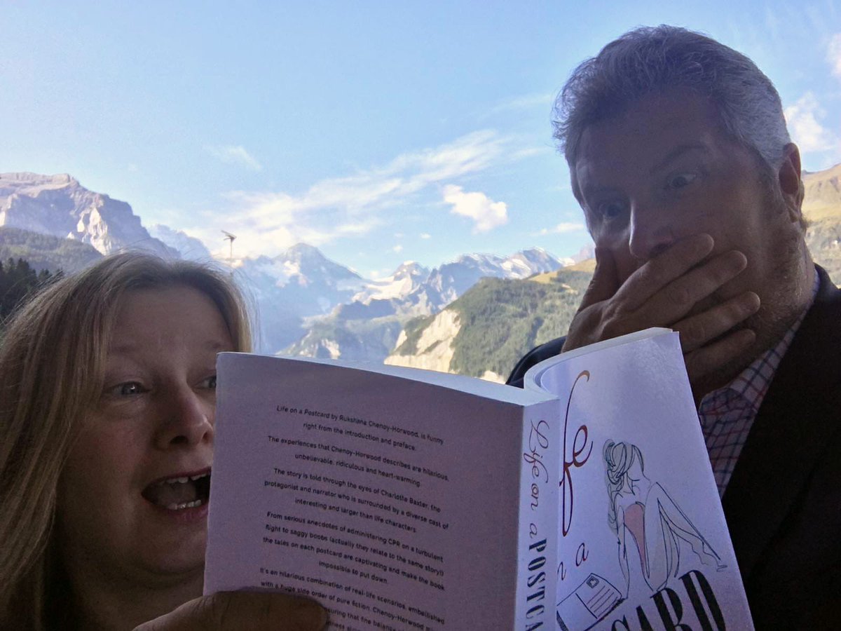 lifepostcards's tweet photo. L.O.A.P reaches new heights! Life on a Postcard being read by Jayne and Simon Watkins in the Alps! 😱😱 @lifepostcards 
 #Books #Postcard #Lifestyle #Travel #BooksOfInstagram #Bookaddict #Bookshelf #ReadersOfInstagram #Booklovers #Readers #Authors #bookaholic https://t.co/TfgbG3ryZP