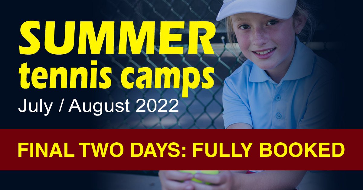 bubwithtennis's tweet photo. Our Summer Tennis Camps finish this week, but what a brilliant set of events they have been!

All of the days have been extremely well attended, and the two this week are now fully booked.

Huge thanks to Head Coach Jack Wood, and those who have supported him. 

@YorkshireTennis https://t.co/zUDahAtZ2M