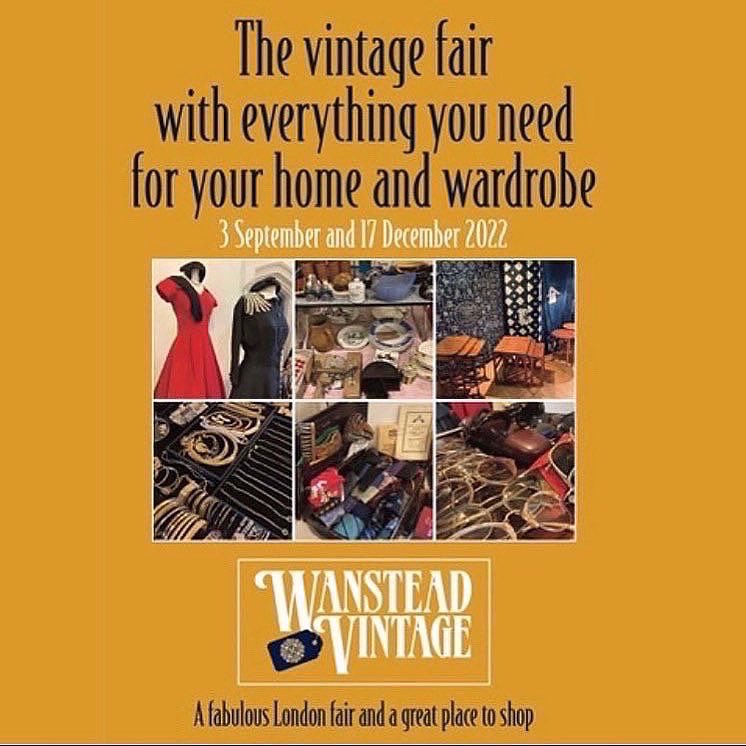 WansteadVintage's tweet photo. Wanstead Vintage returns this Saturday with 2 full halls bursting with authentic affordable vintage ! Early entry is from 9.30am. Here are a few examples of what @the_eclectic_apple_pie will be bringing all the way from Gloucester #wansteadvintage #wansteadvintagefair https://t.co/vbICthE3FI