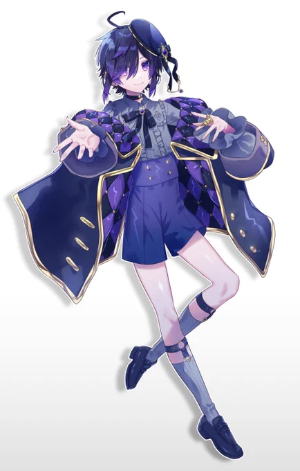 夜光菫さん(のキービジュアル描かせていただきました! 