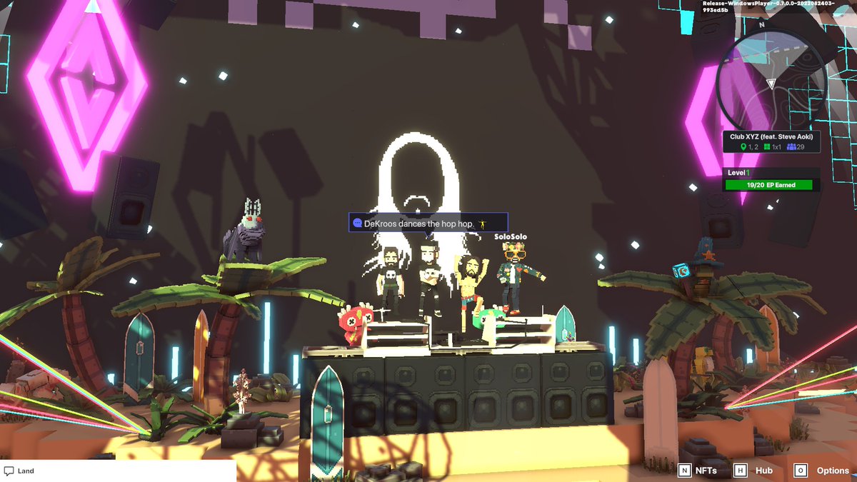 iamdekroos's tweet photo. @TheSandboxGame @steveaoki I just participated in the #SandboxAlphaS3Giveaway for a chance to win 500 SAND! On stage with Steve Aoki, check out my screenshot below!
👇 https://t.co/jMg1uHAhK0